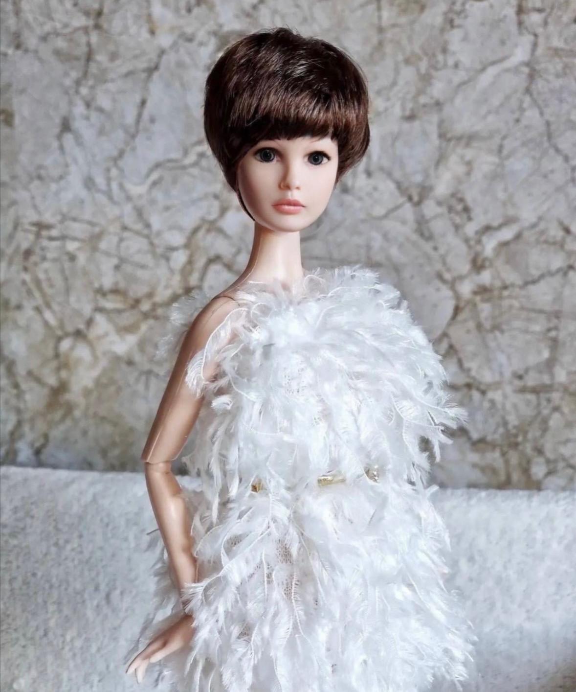 Tabac wig for 1/6 fashion doll