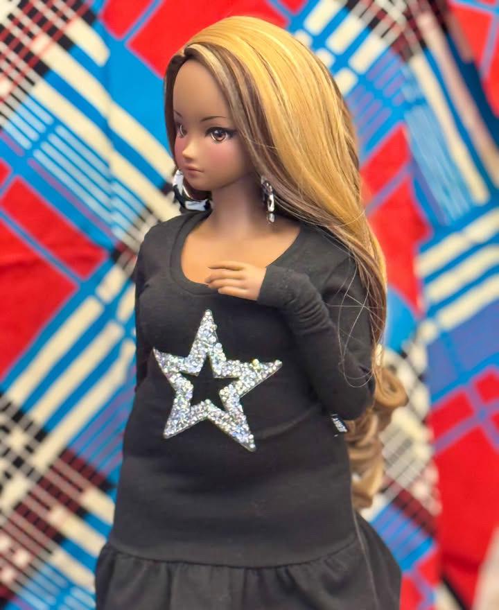 Samoa Swirl wig for Smart Doll
