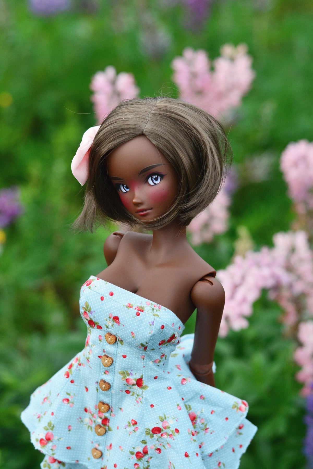 Trench wig for Smart Doll
