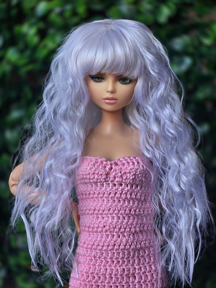 Snowy Day wig for 1/6 fashion doll
