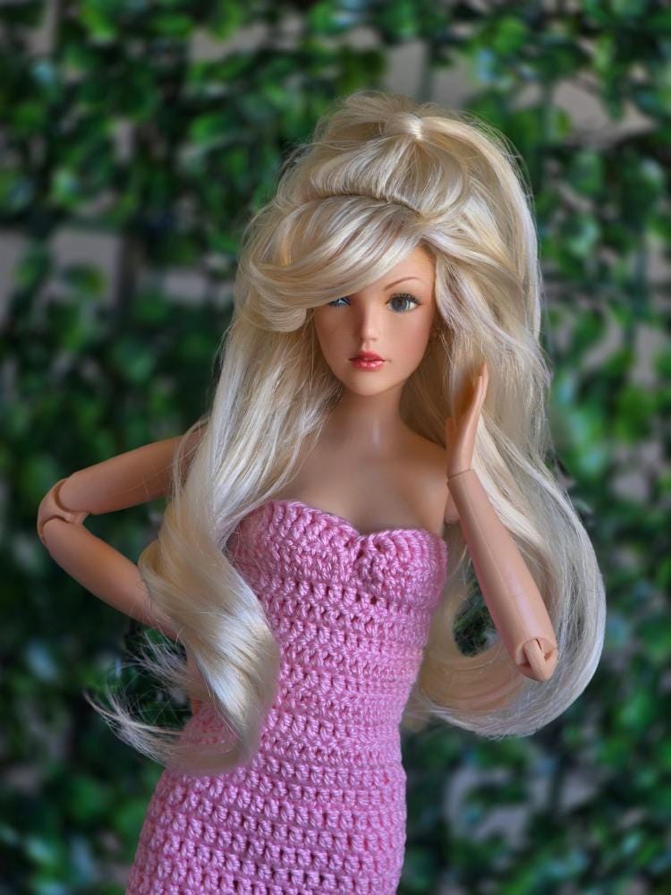 Alba wig for 1/6 fashion doll