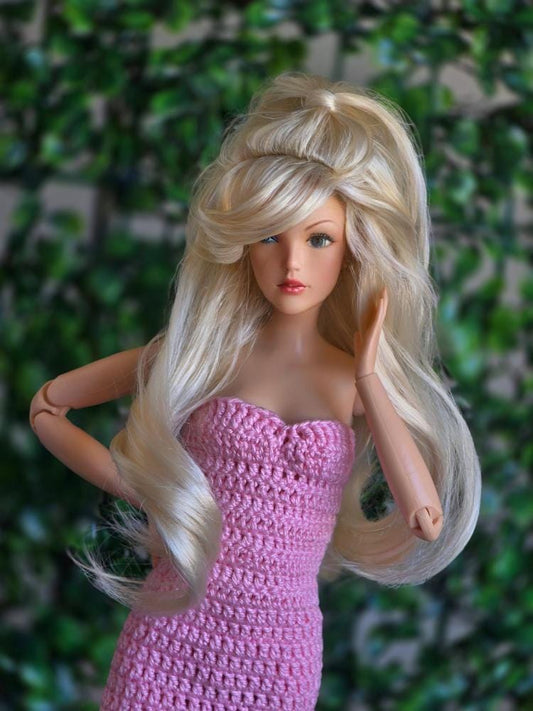 Alba wig for 1/6 fashion doll
