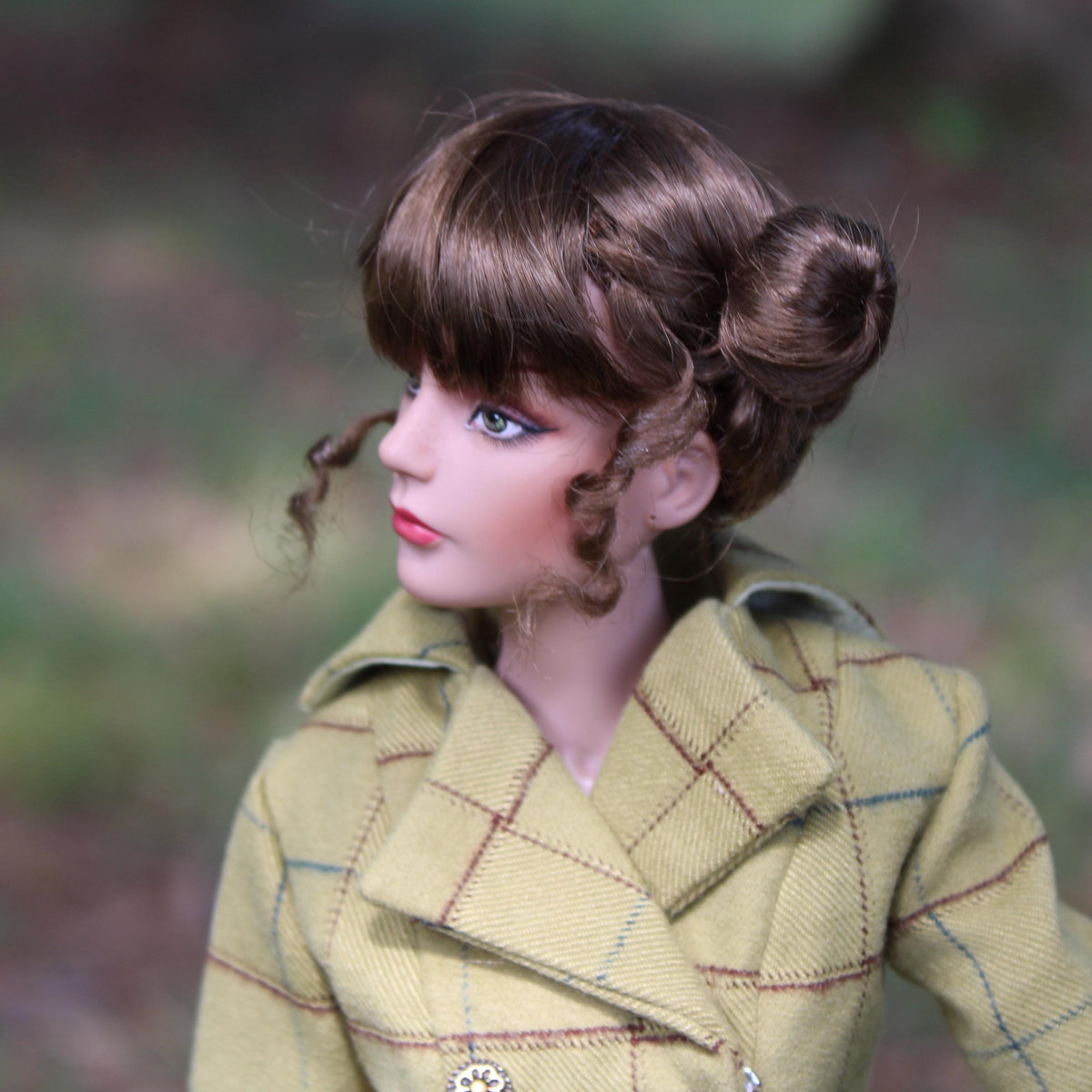 Custom WIG for head size 5-6" Sartoriaj Dolls, Lati Doll, Twinkle Meadowdolls, Ruby Red Ten Ping ,Atelier Momoni dolls 15cm head Zazou Dolls
