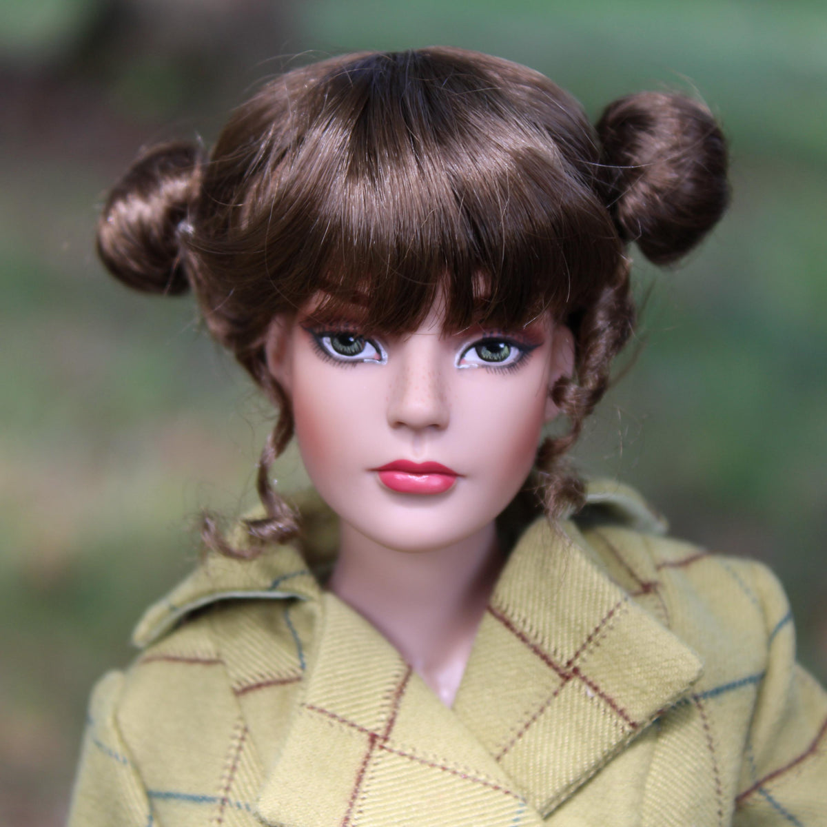 Custom WIG for head size 5-6" Sartoriaj Dolls, Lati Doll, Twinkle Meadowdolls, Ruby Red Ten Ping ,Atelier Momoni dolls 15cm head Zazou Dolls