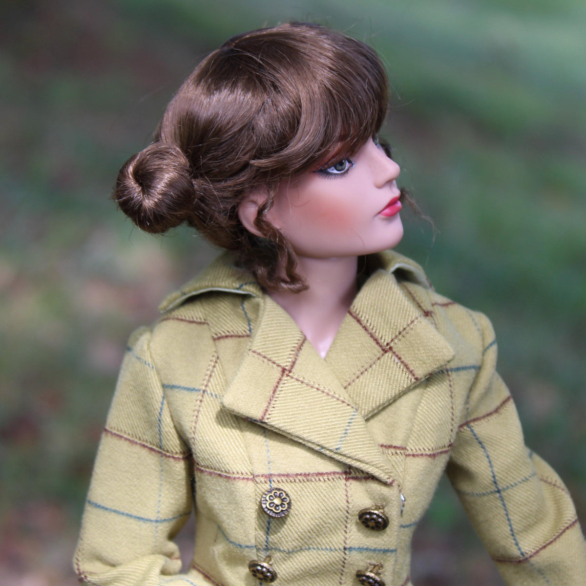 Custom WIG for head size 5-6" Sartoriaj Dolls, Lati Doll, Twinkle Meadowdolls, Ruby Red Ten Ping ,Atelier Momoni dolls 15cm head Zazou Dolls