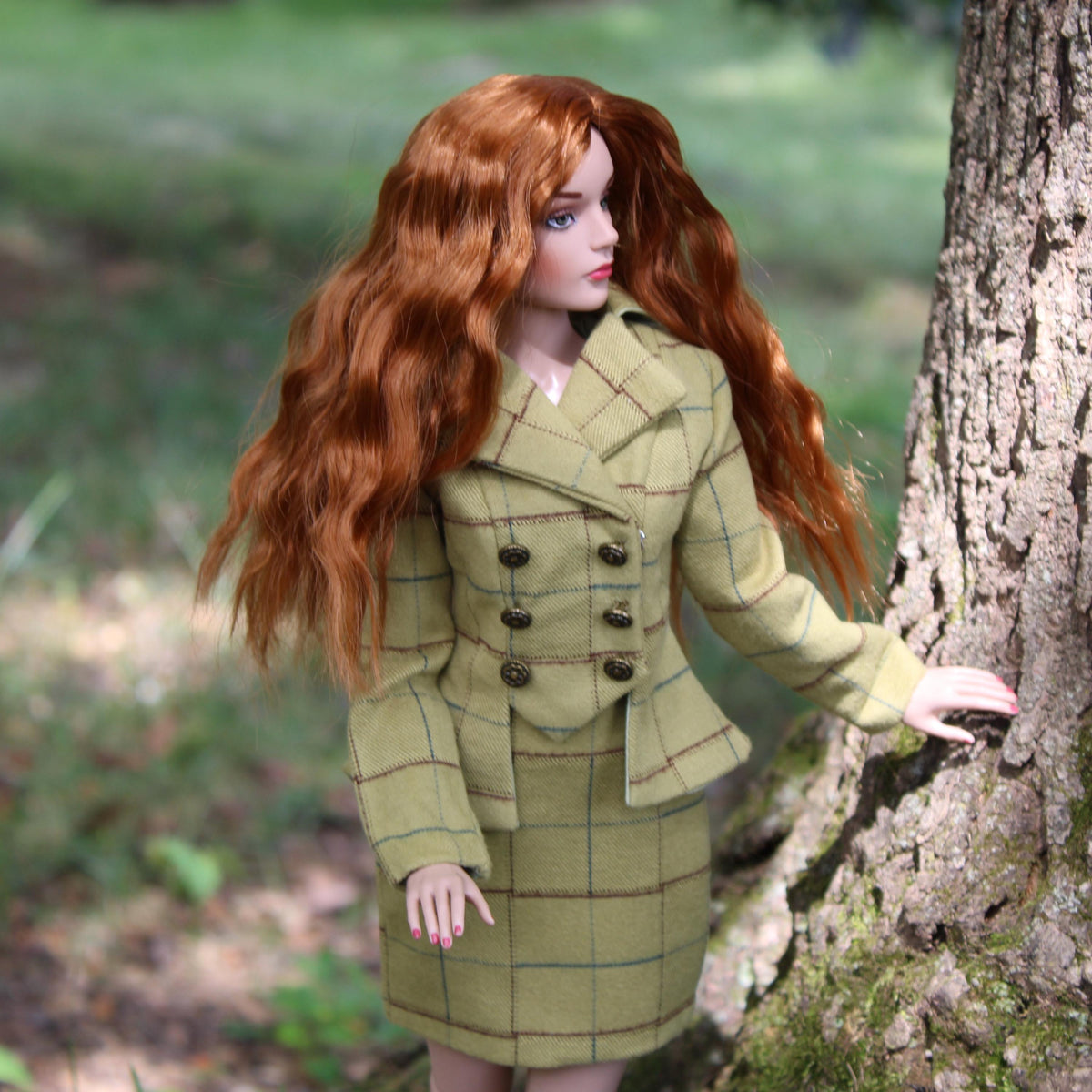 Custom WIG for head size 5-6" Sartoriaj Dolls, Lati Doll, Twinkle Meadowdolls, Atelier Momoni dolls Tonner or similar 15cm head Zazou Dolls