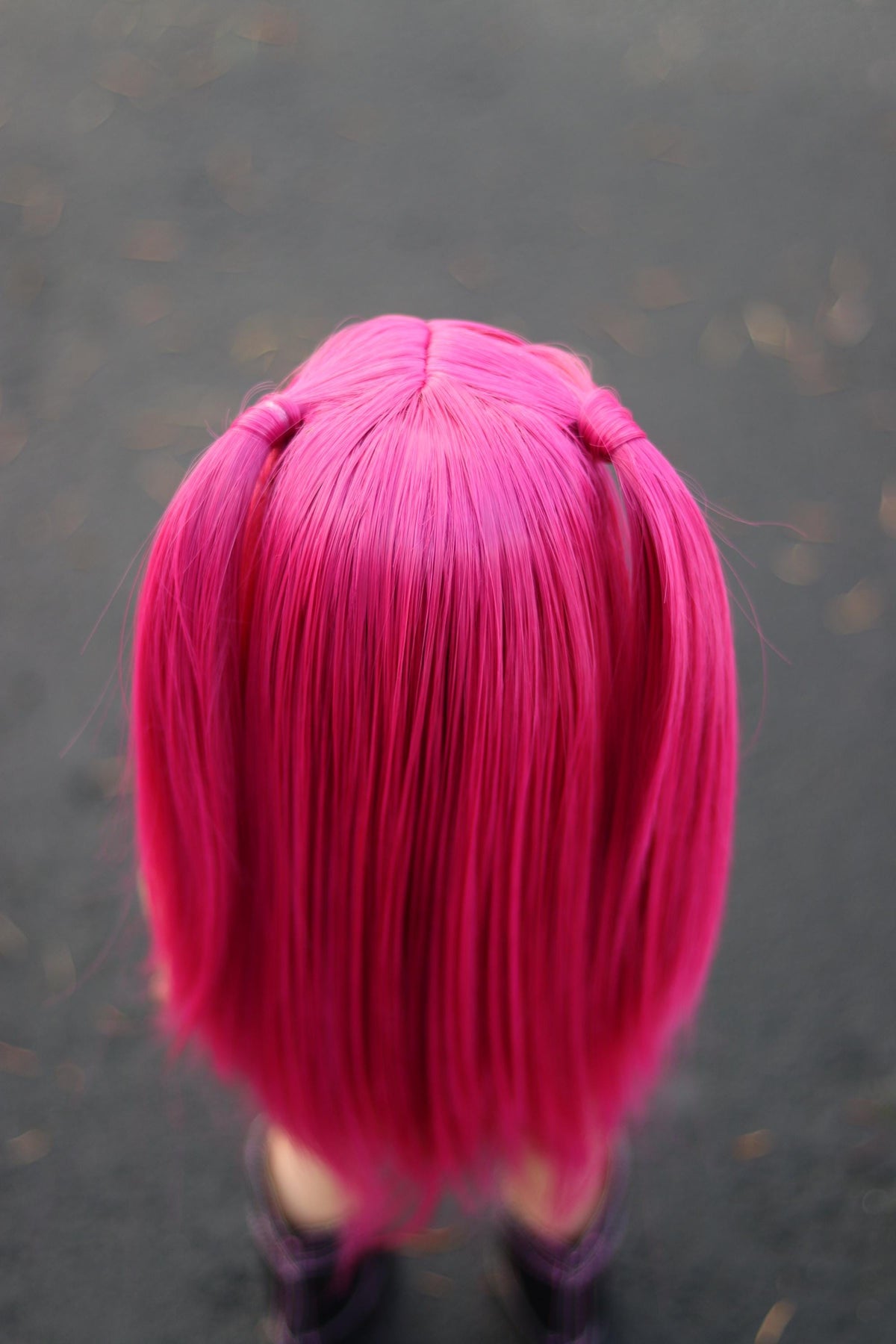 Custom doll wig for 18" Dolls Heat Safe Tangle Resistant-fits 10-11" head of 18" dolls American Girl Doll  Journey Kpop Hot Pink Mira wig