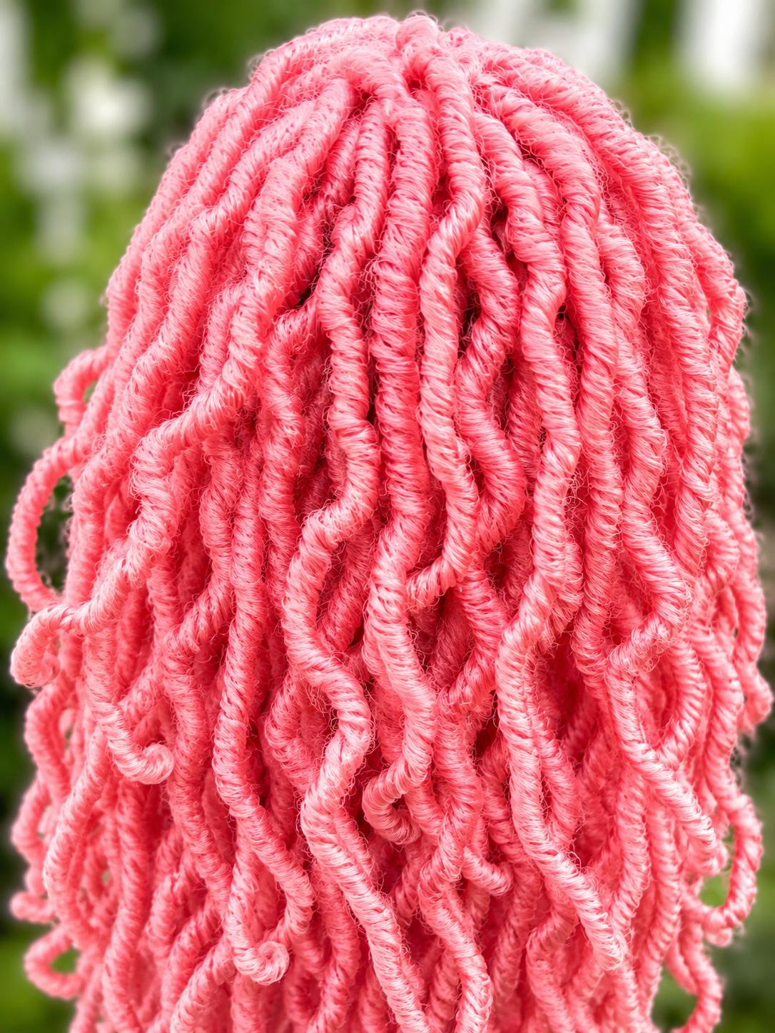 Zazou Custom doll wig for 18" American Doll Dolls-Heat Safe -Tangle Resistant-fits 10-11" head size of 18" dolls OG  Gotz AA butterfly Locs