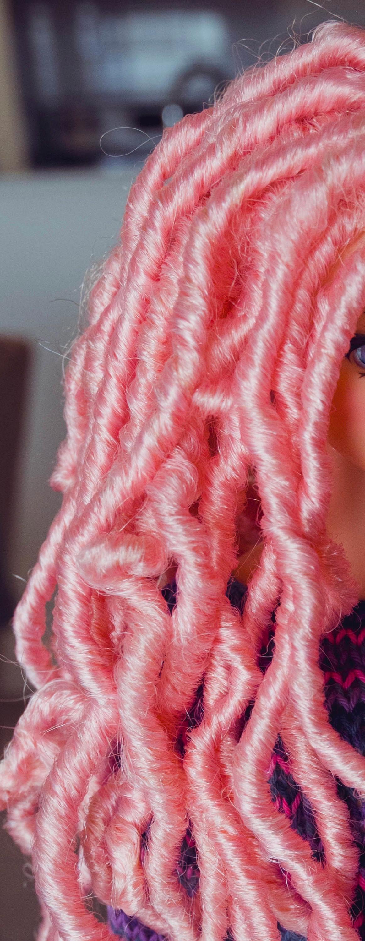 Strawberry Moon wig for Smart Doll