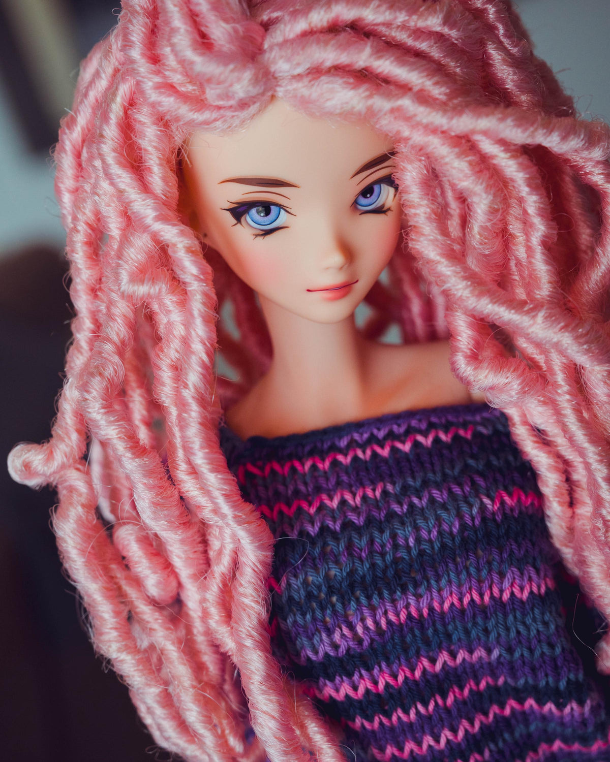 Strawberry Moon wig for Smart Doll