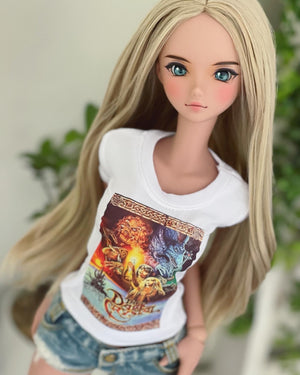 1/3 BJD Smart doll clothes Short Sleeve Fitted t shirt Fit BJD, Smart Dolls and similar Unisex