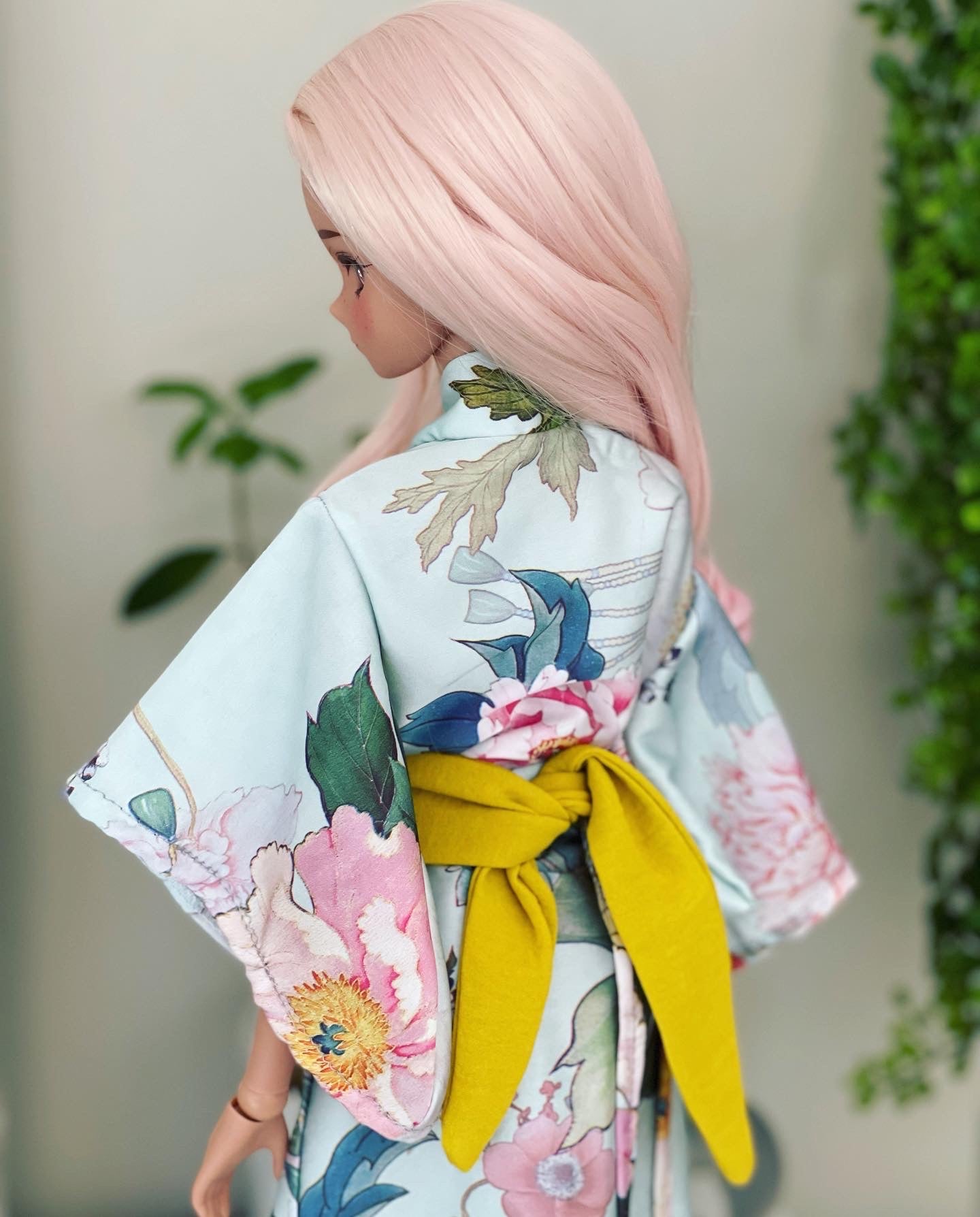 1/3 BJD Smart doll clothes Long Printed Kimono Fit BJD, Smart Dolls and similar