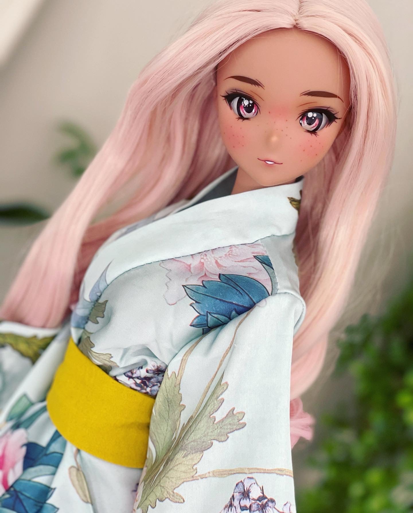 1/3 BJD Smart doll clothes Long Printed Kimono Fit BJD, Smart Dolls and similar
