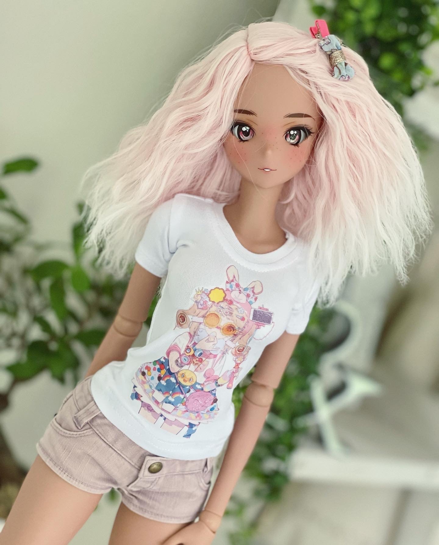 1/3 BJD Smart doll clothes Short Sleeve Fitted  t shirt Fit BJD, Smart Dolls and similar Unisex
