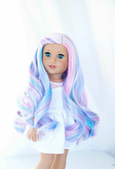 PREORDER: Zazou Dolls Exclusive WIG Pinkalicious for 18 Inch dolls such as OG and American Girl