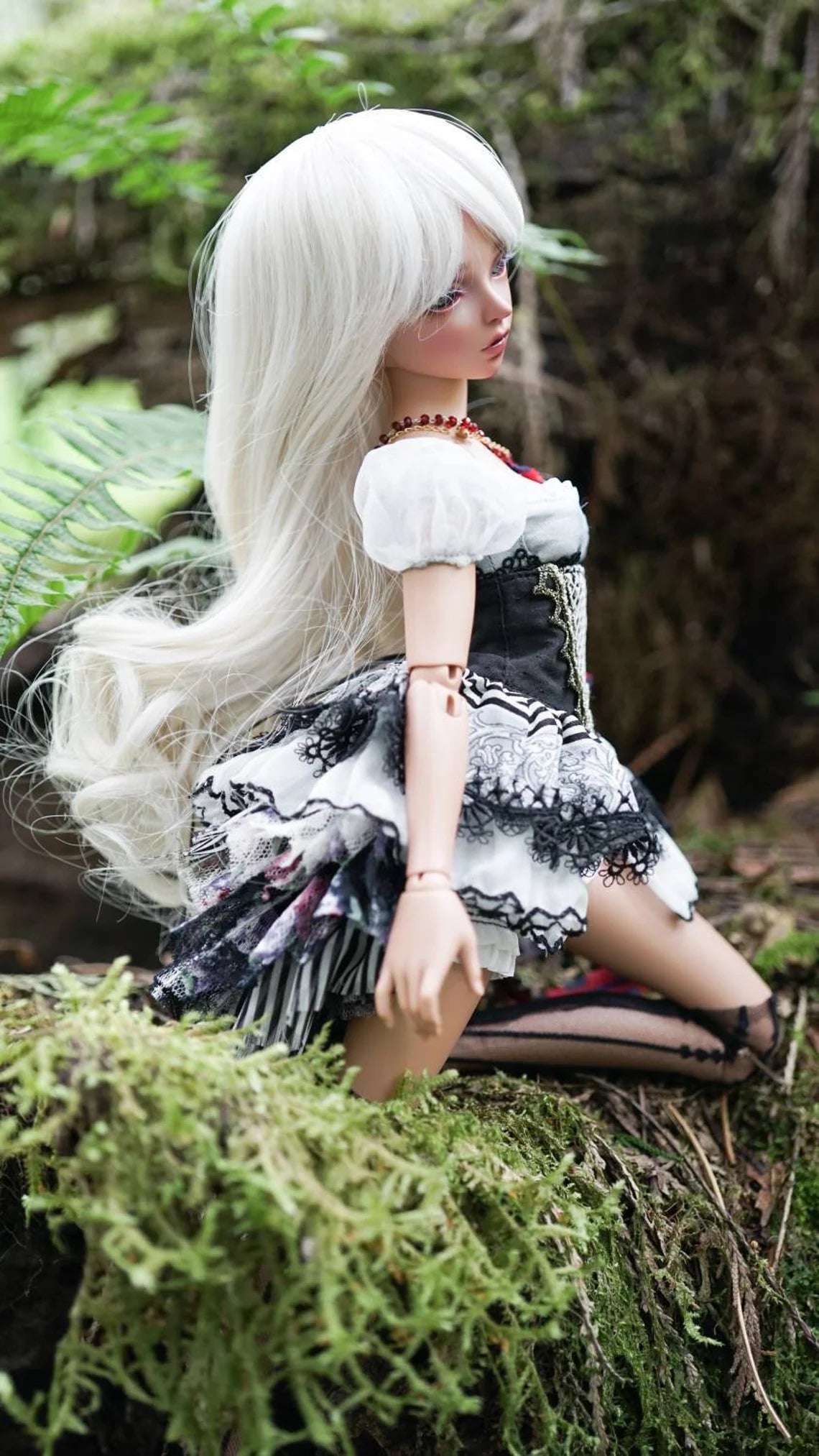 Custom doll Wig for Minifee 1/4 BJD Dolls- "TAN CAPS" 6-7" head size of Bjd, msd, Boneka ,Fairyland Minifee dolls light blonde natural