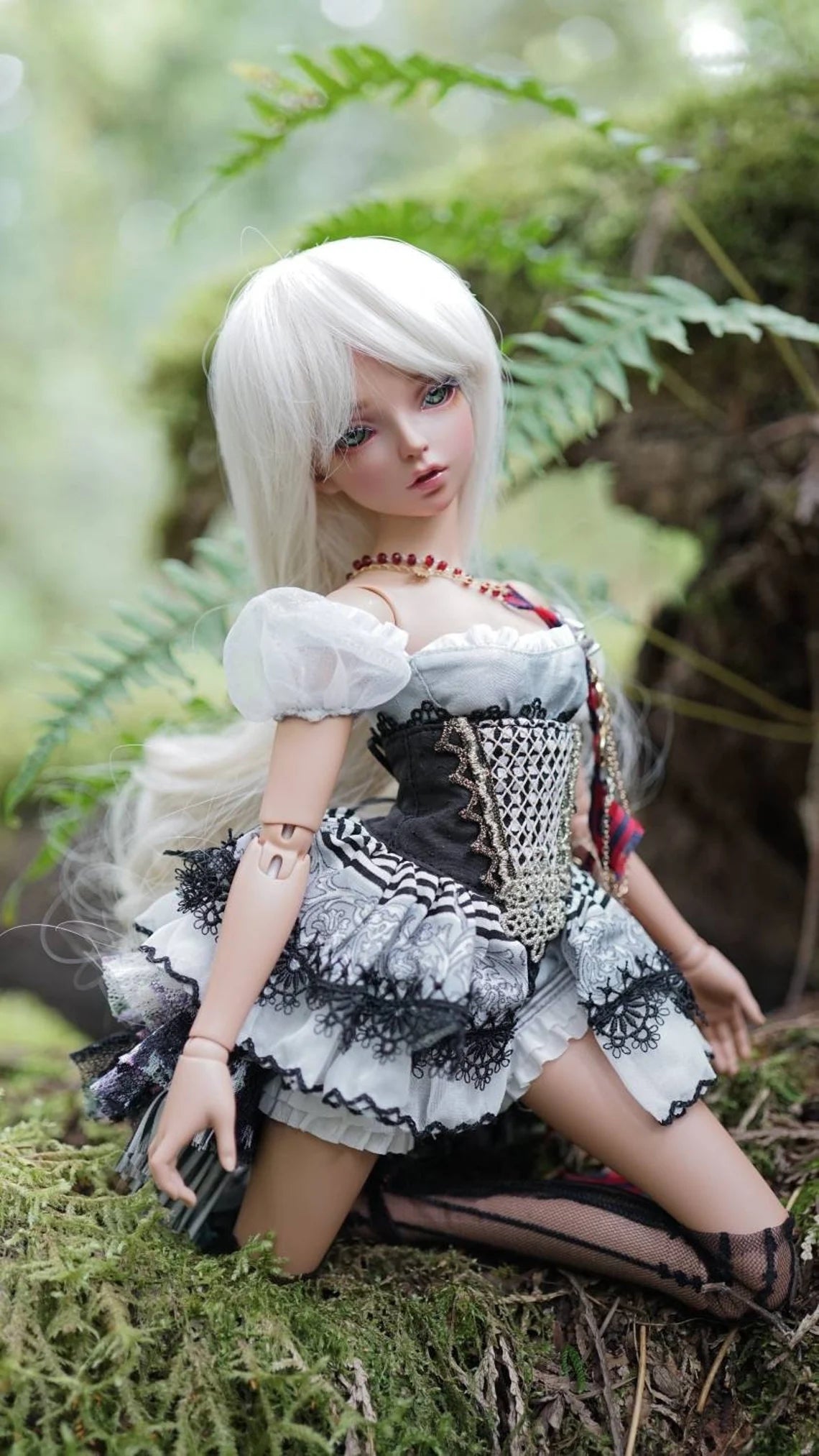 Custom doll Wig for Minifee 1 4 BJD Dolls