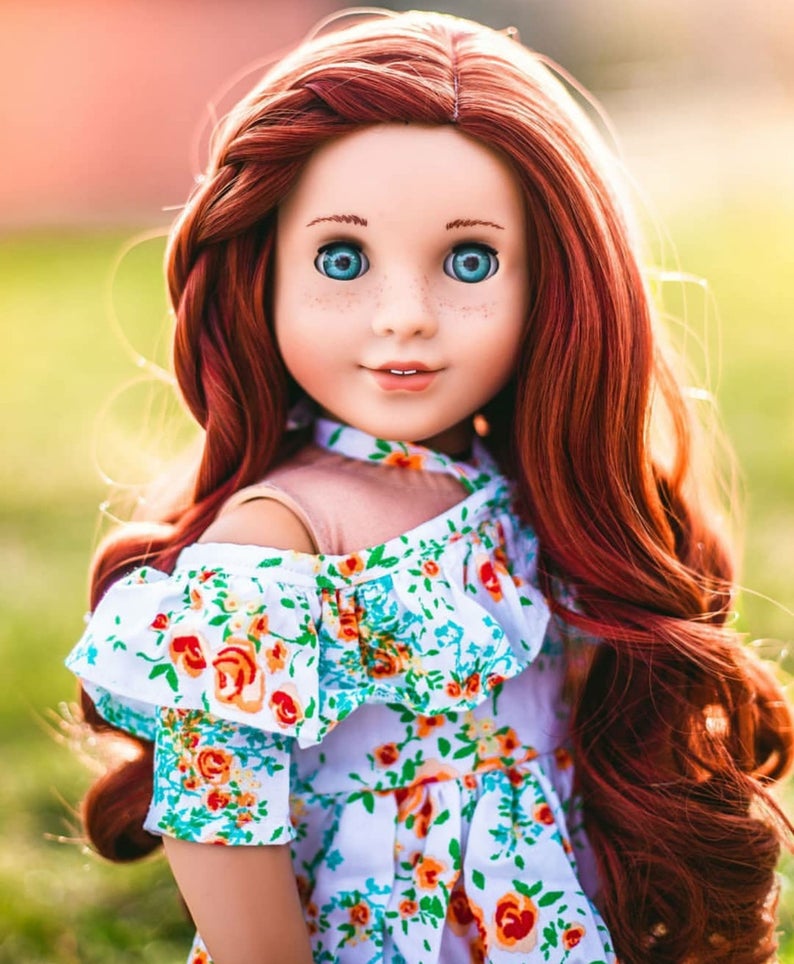 Zazou Dolls Exclusive  WIG Blaire for 18 Inch dolls such as Our generation, Journey Girls and American Girl