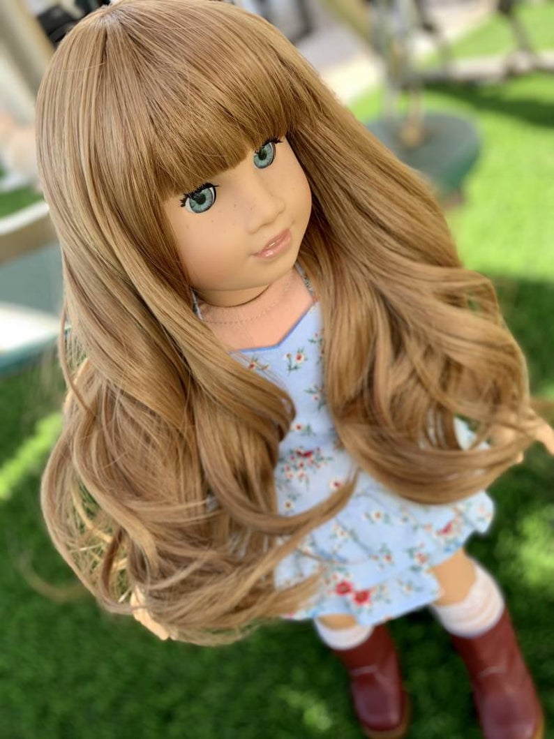 Zazou Dolls Exclusive WIG Sweet Emily for 18 Inch dolls such as Our Generation, Journey Girls and American Girl