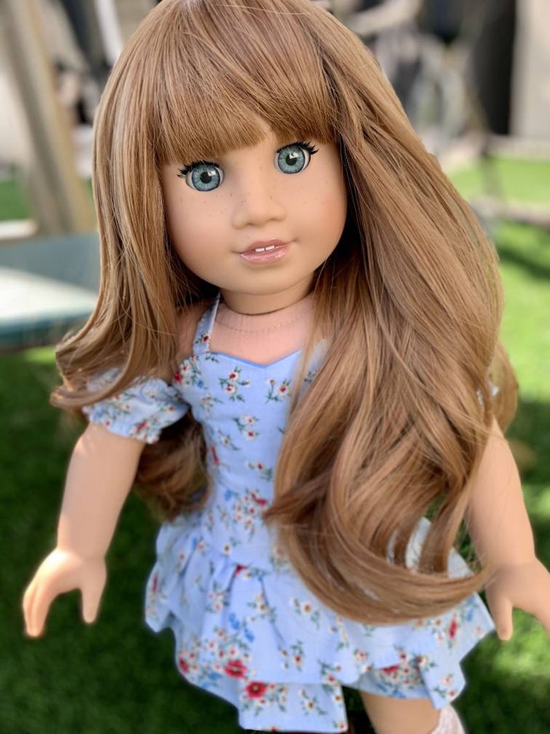 Zazou Dolls Exclusive WIG Sweet Emily for 18 Inch dolls such as Our Generation, Journey Girls and American Girl