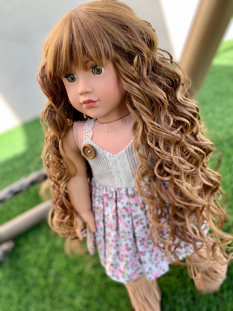 Zazou Dolls Exclusive WIG Gingersnap for 18 Inch dolls such as Journey and American Girl