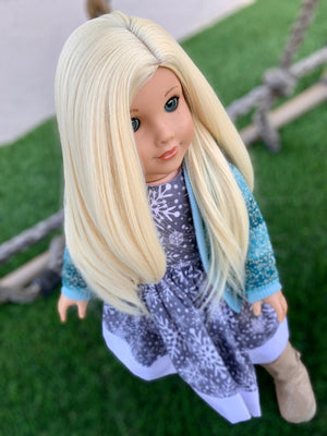 Zazou Dolls Exclusive  WIG Sweetie Blonde for 18 Inch dolls such as OG and American Girl