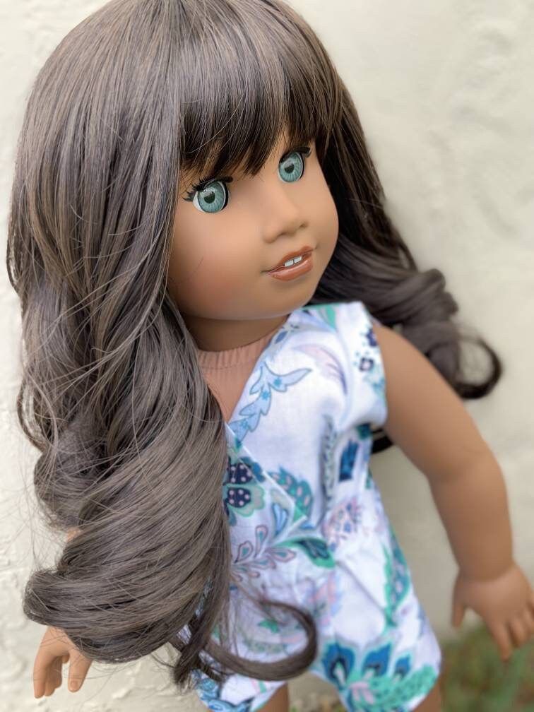 PREORDER Custom doll wig for 18" American Girl Dolls - Heat Safe - Tangle Resistant - fits 10-11" head size of 18" dolls OG Blythe BJD Gotz
