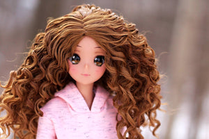 Custom doll Wig for Smart Dolls- Heat Safe - Tangle Resistant- 8.5" head size of Bjd, SD, Dollfie Dream dolls  Ginger