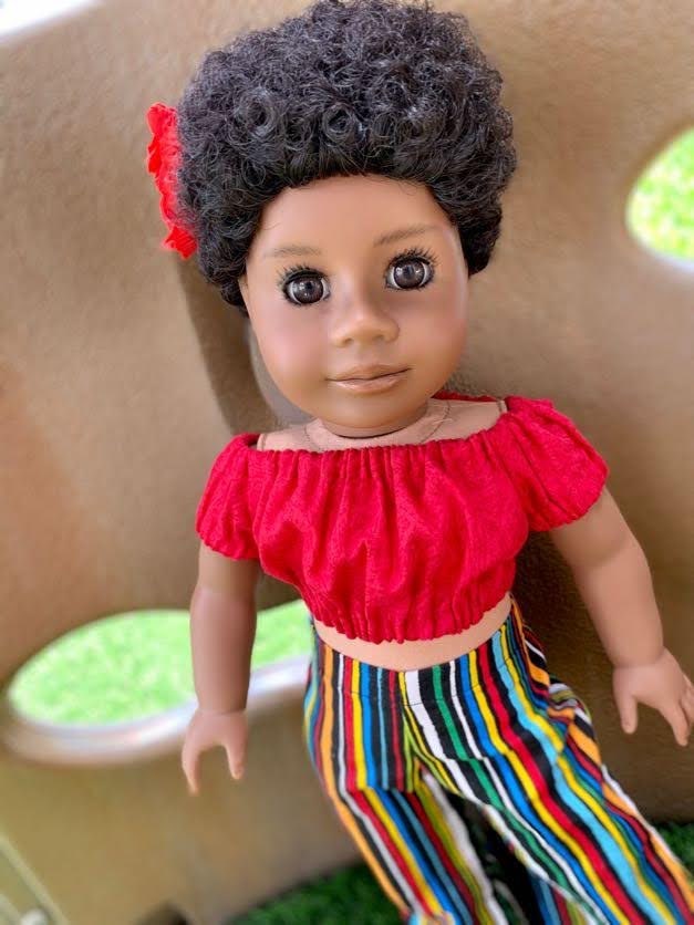 Custom doll wig for 18" American Girl Dolls Tangle Resistant - fits 10-11" head size of 18" dolls OG Blythe BJD Gotz AA Fro !!
