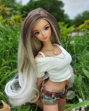 Phoenix Dye Premium Smart Doll Wig – Size 8.5″ – Dollofakind