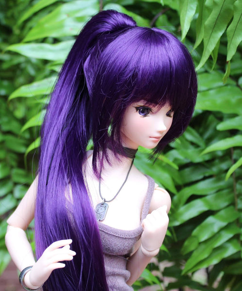 Purple doll wig hotsell