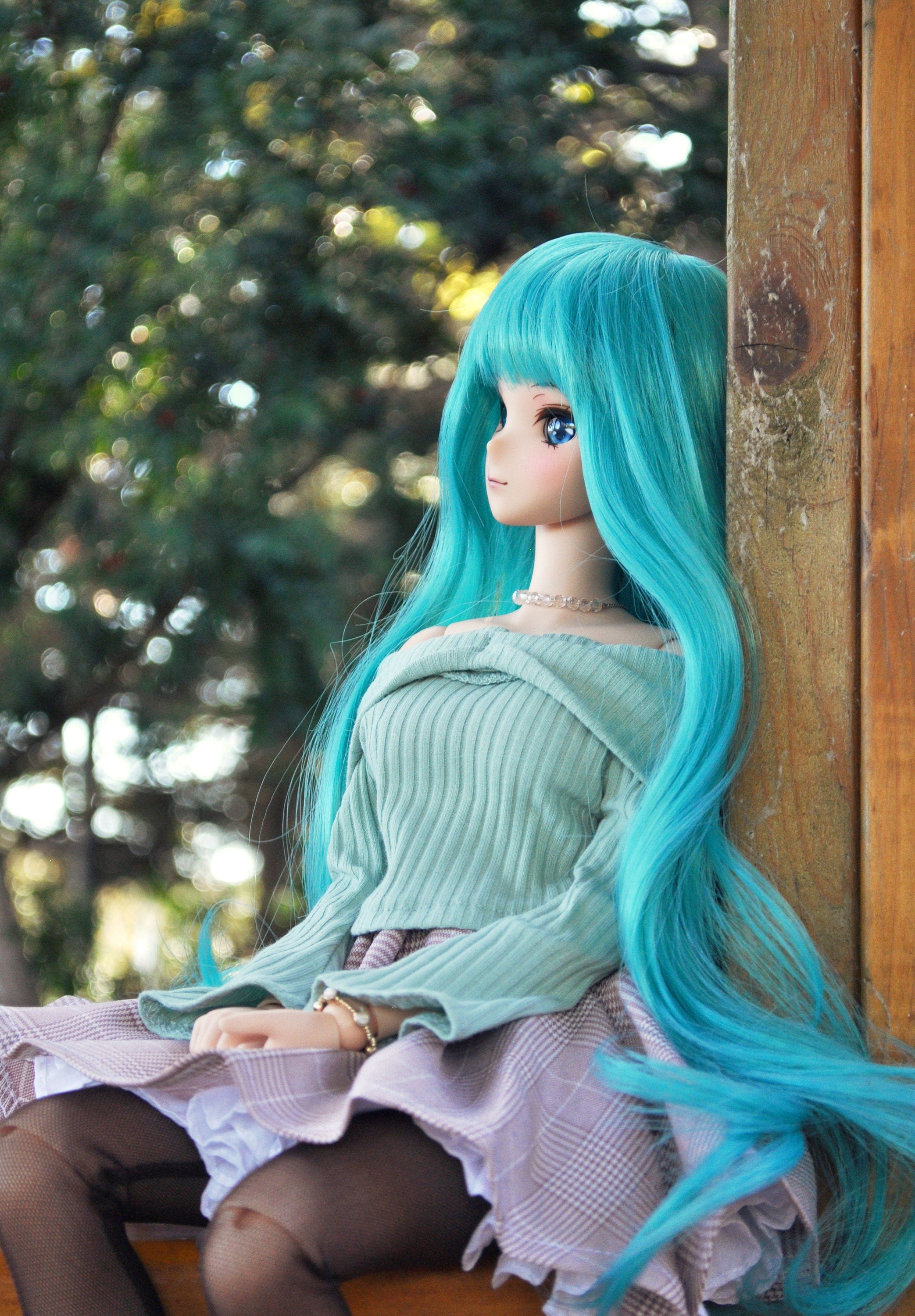 Custom doll WIG for Smart Dolls- Heat Safe - Tangle Resistant- 8.5 