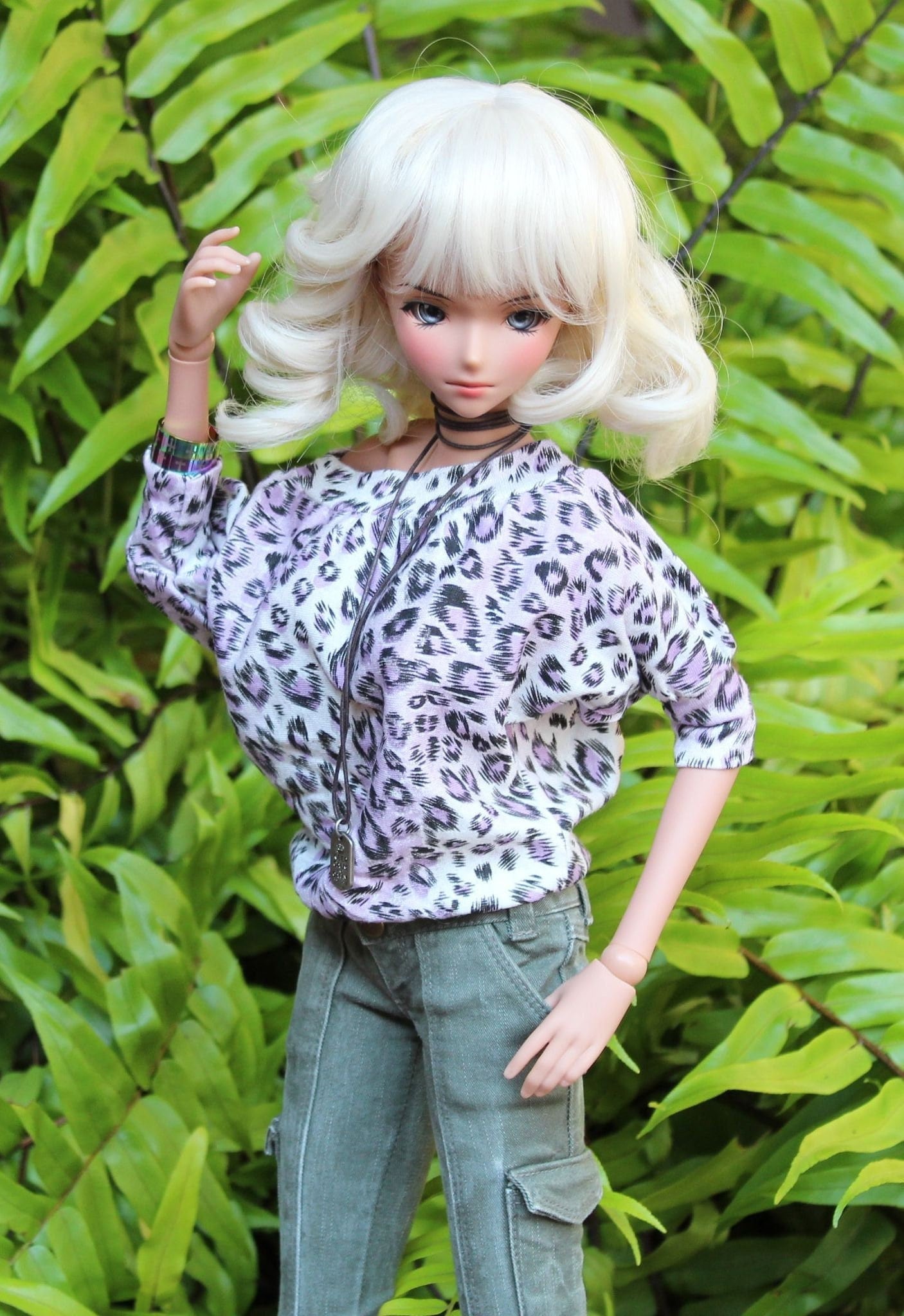 Custom doll Wig for Smart Dolls- Heat Safe - Tangle Resistant- 8.5" head size of Bjd, SD, Dollfie Dream dolls Blonde Limited