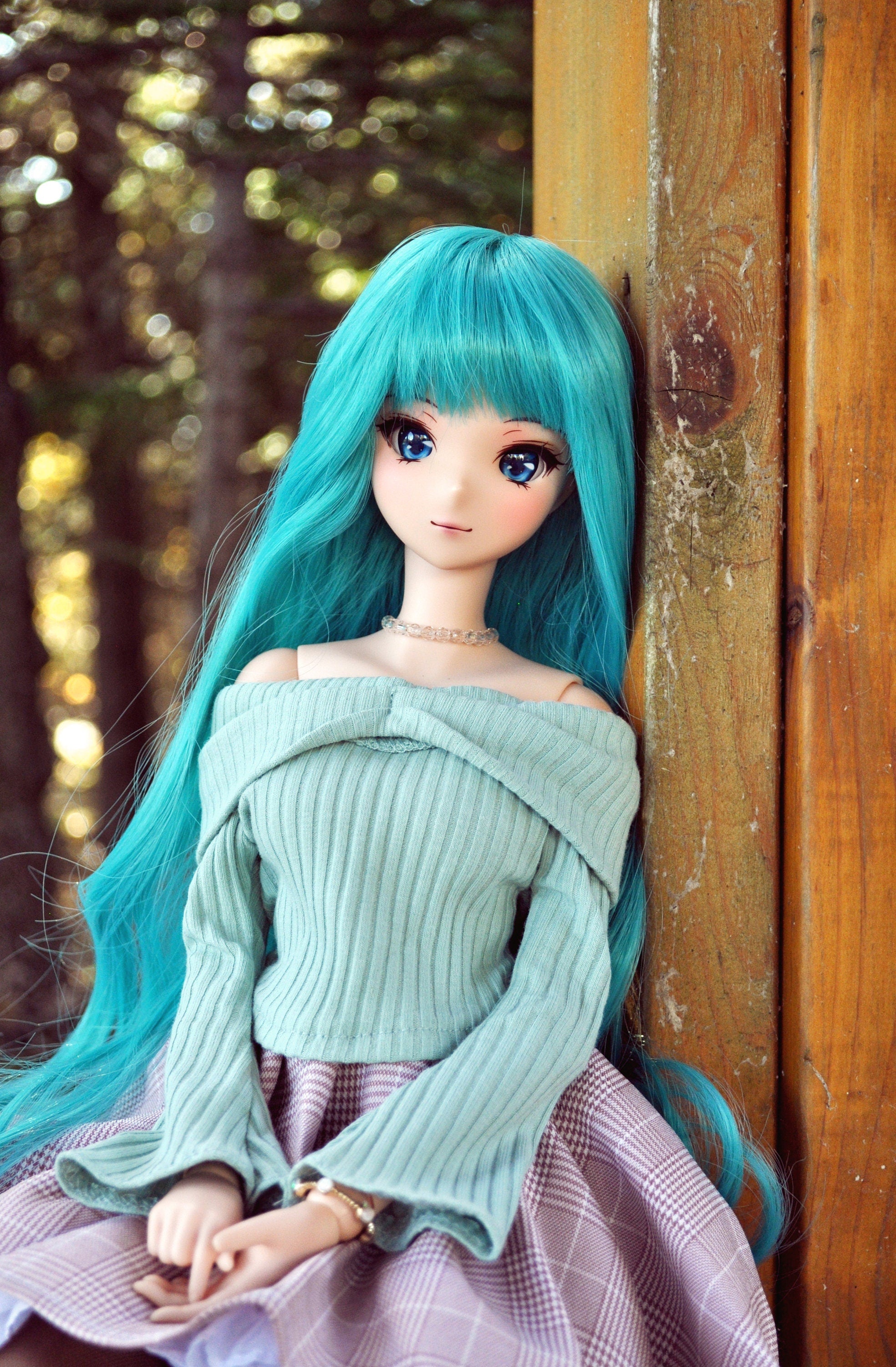 Custom doll WIG for Smart Dolls- Heat Safe - Tangle Resistant- 8.5 Custom doll WIG for Smart Dolls- Heat Safe - Tangle Resistant- 8.5
