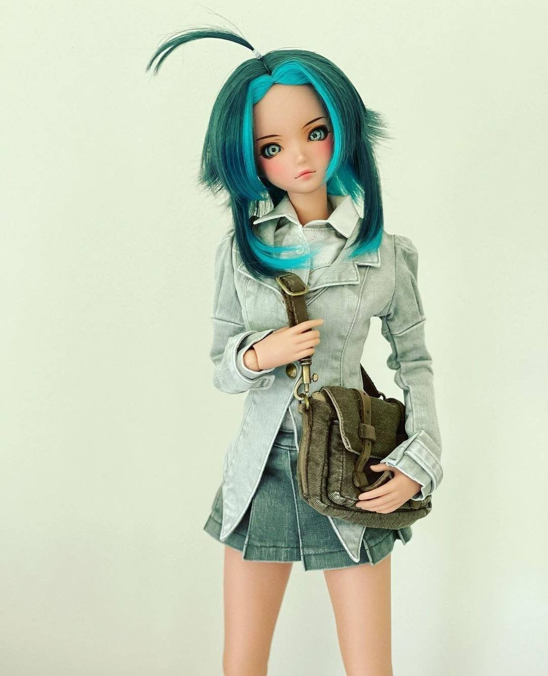 Custom doll WIG for Smart Dolls- Heat Safe - Tangle  Resistant- 8" head size of Bjd, SD, Dollfie Dream dolls Genshin Impact  anime Limited