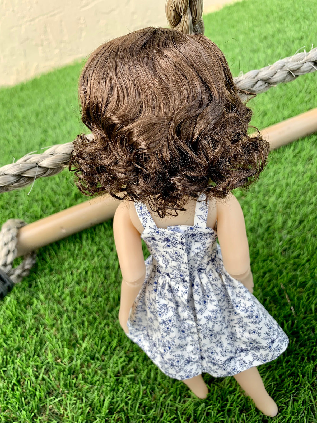 Custom WIG for 13" Dianna Effner Little Darling head size 7-8" Siblies, Ellowyne, My Meadow Avery, Mini Pal Maru & Friends, Liz Frost girls