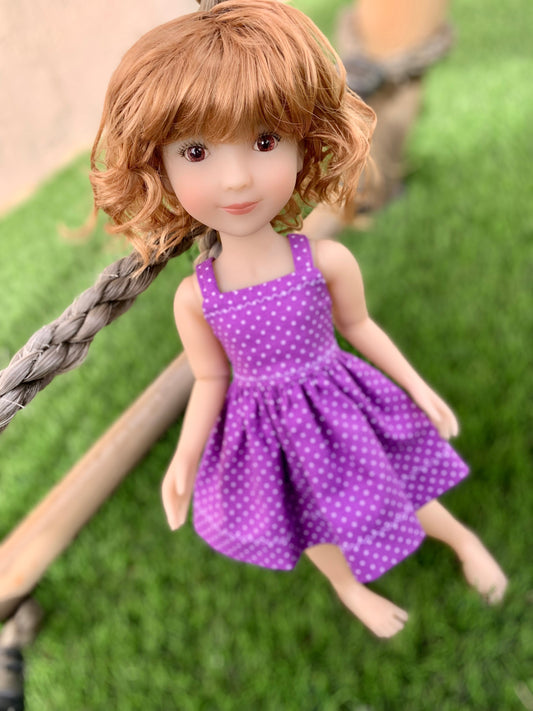 Custom WIG for 13" Dianna Effner Little Darling head size 7-8" Siblies, Ellowyne, My Meadow Avery, Mini Pal Maru & Friends, Liz Frost girls