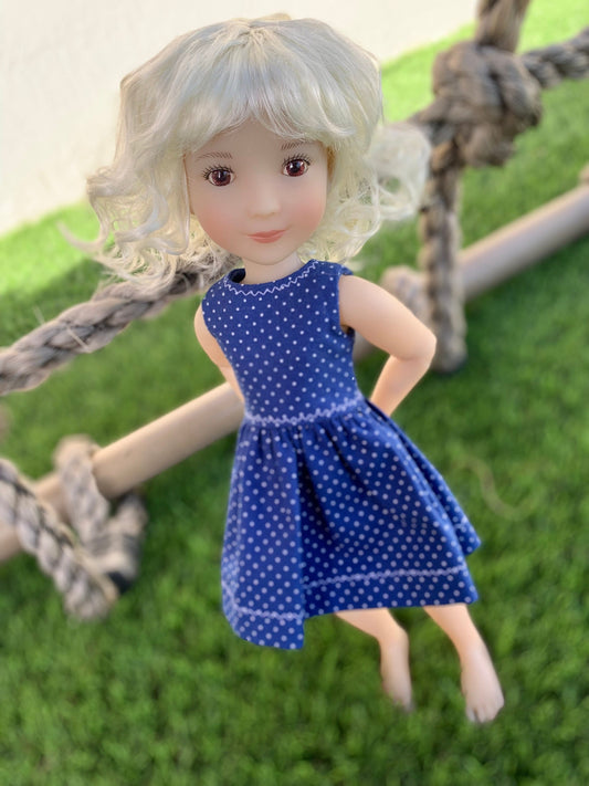 PREORDER Custom WIG for 13" Dianna Effner Little Darling head size 7-8" Siblies, Ellowyne, My Meadow Avery, Mini Pal Maru & Friends, Liz Frost girls