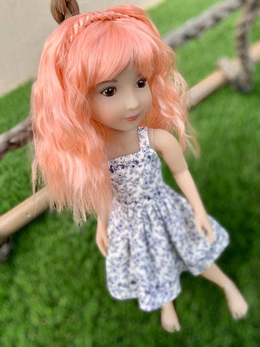 PREORDER Custom WIG for 13" Dianna Effner Little Darling head size 7-8" Siblies, Ellowyne, My Meadow Avery, Mini Pal Maru & Friends, Liz Frost girls