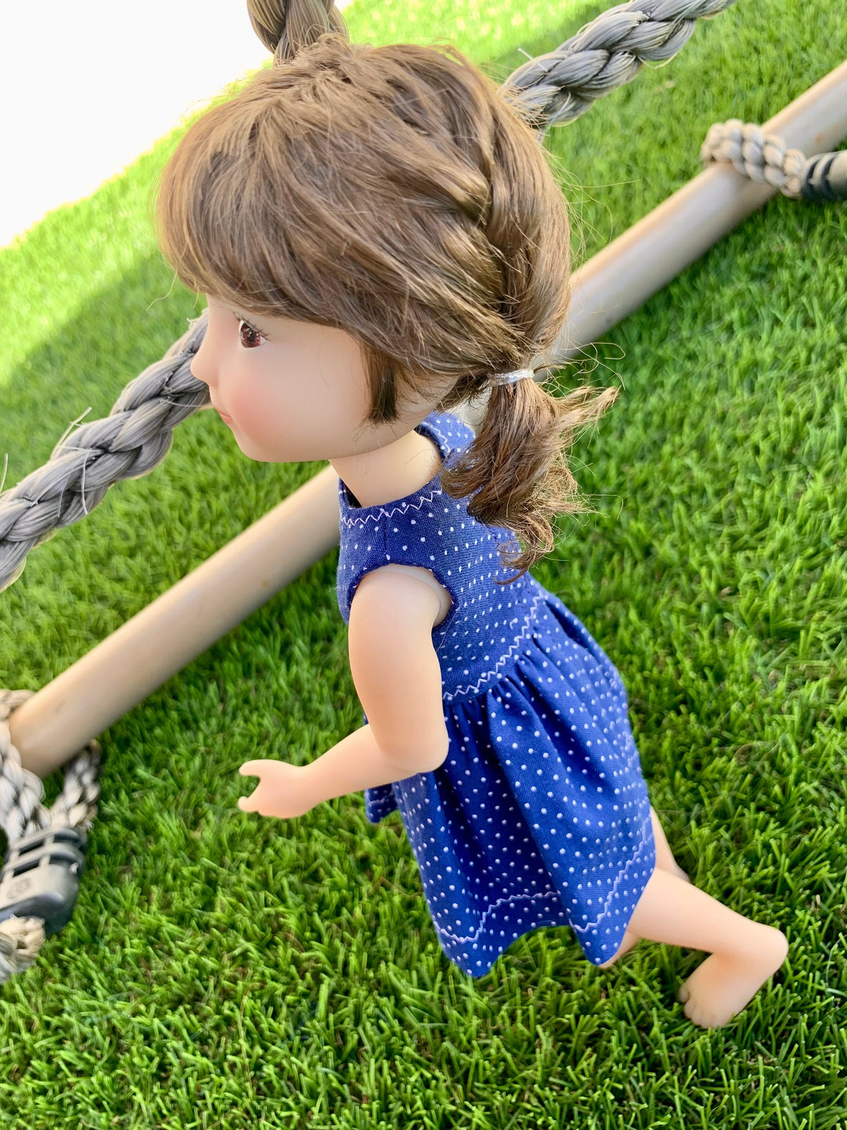 Custom WIG for 13" Dianna Effner Little Darling head size 7-8" Siblies, Ellowyne, My Meadow Avery, Mini Pal Maru & Friends, Liz Frost girls