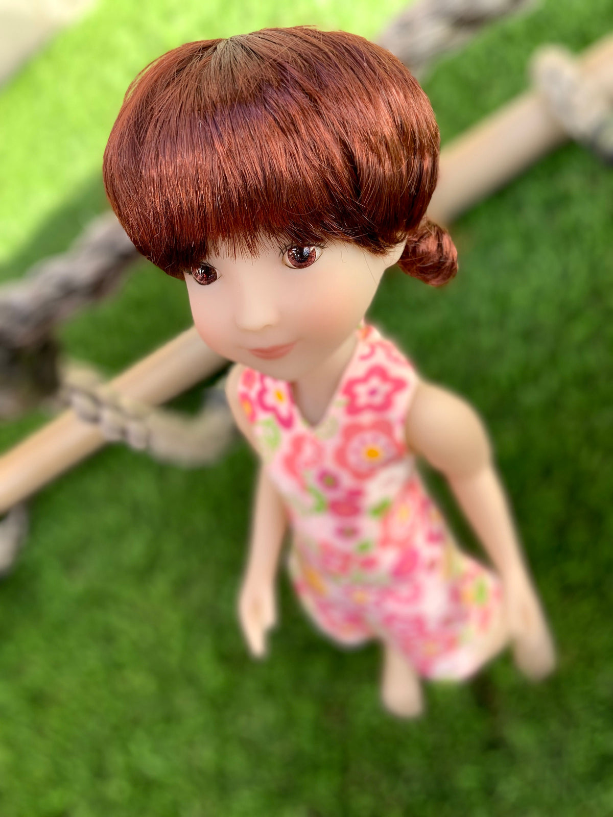 Custom WIG for 13" Dianna Effner Little Darling head size 7-8" Siblies, Ellowyne, My Meadow Avery, Mini Pal Maru & Friends, Liz Frost girls