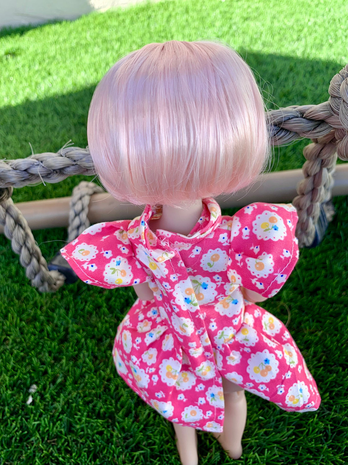 Custom WIG for 13" Dianna Effner Little Darling head size 7-8" Siblies, Ellowyne, My Meadow Avery, Mini Pal Maru & Friends, Liz Frost girls
