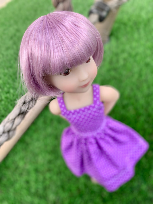 Custom WIG for 13" Dianna Effner Little Darling head size 7-8" Siblies, Ellowyne, My Meadow Avery, Mini Pal Maru & Friends, Liz Frost girls