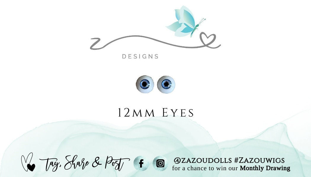 Natural Ellowyne Tonner Doll Eyes , realistic doll eyes, doll eyes rep –  ZaZou Dolls