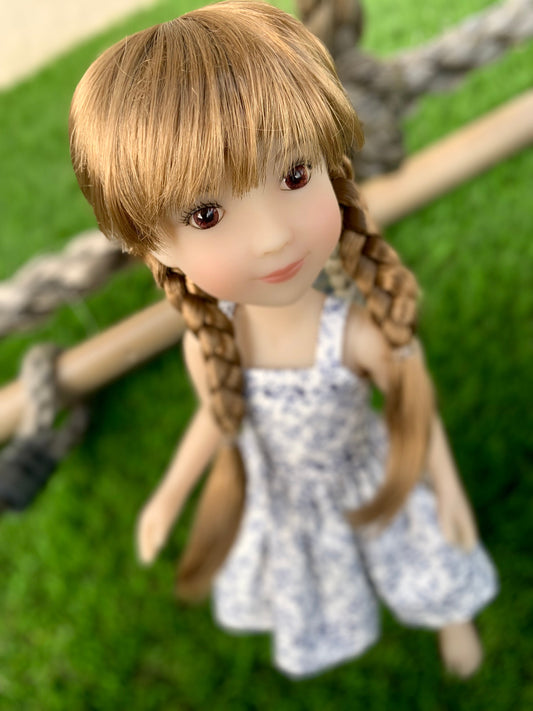 Custom WIG for 13" Dianna Effner Little Darling head size 7-8" Siblies, Ellowyne, My Meadow Avery, Mini Pal Maru & Friends, Liz Frost girls