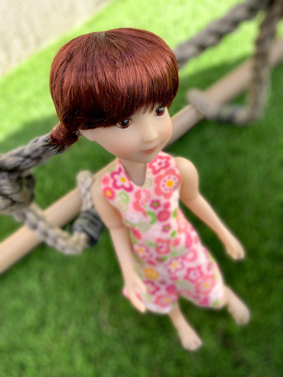 Custom WIG for 13" Dianna Effner Little Darling head size 7-8" Siblies, Ellowyne, My Meadow Avery, Mini Pal Maru & Friends, Liz Frost girls