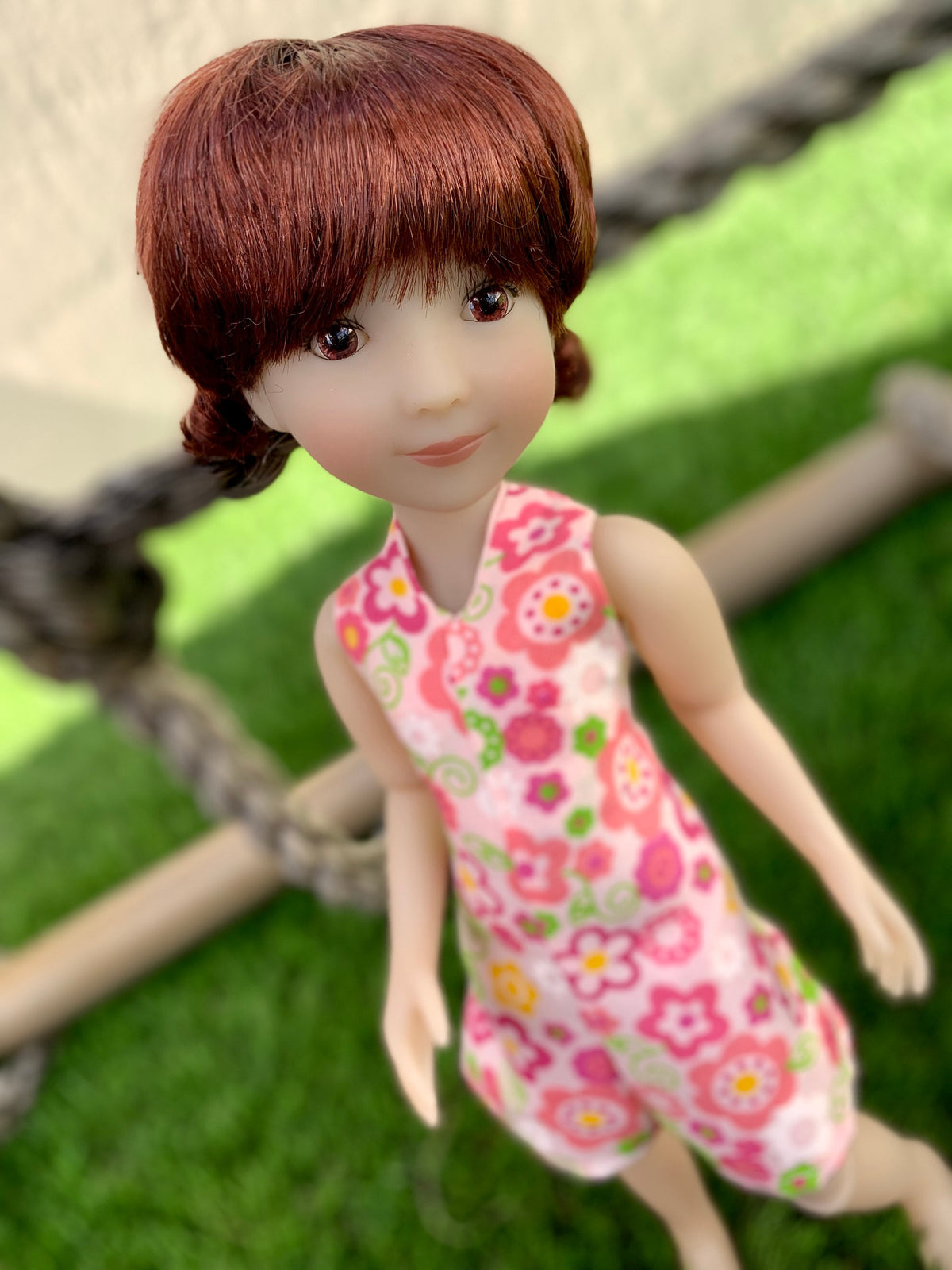 Custom WIG for 13" Dianna Effner Little Darling head size 7-8" Siblies, Ellowyne, My Meadow Avery, Mini Pal Maru & Friends, Liz Frost girls