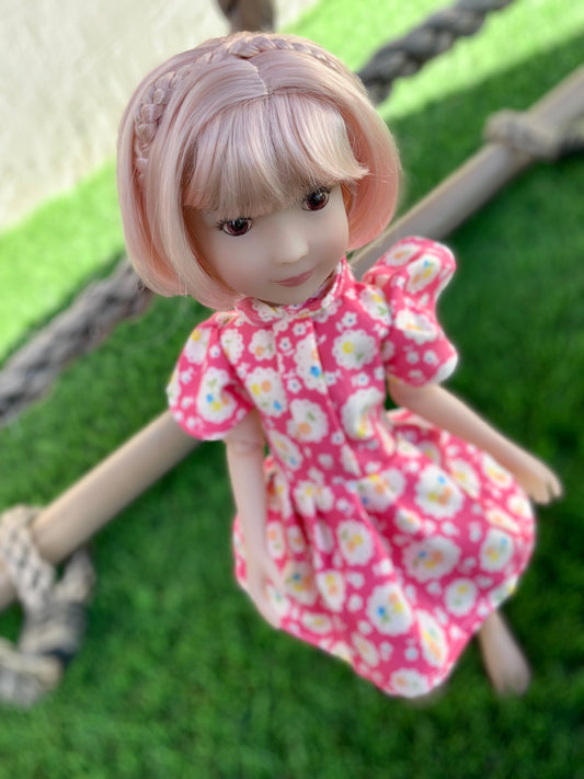 Custom WIG for 13" Dianna Effner Little Darling head size 7-8" Siblies, Ellowyne, My Meadow Avery, Mini Pal Maru & Friends, Liz Frost girls