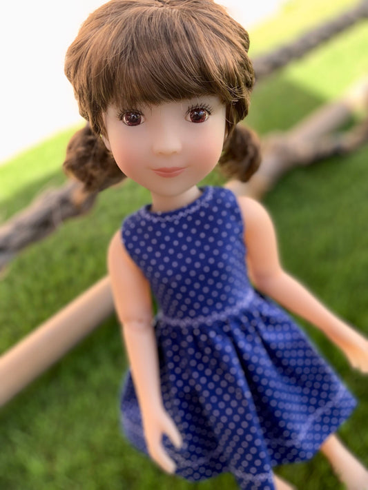 Custom WIG for 13" Dianna Effner Little Darling head size 7-8" Siblies, Ellowyne, My Meadow Avery, Mini Pal Maru & Friends, Liz Frost girls