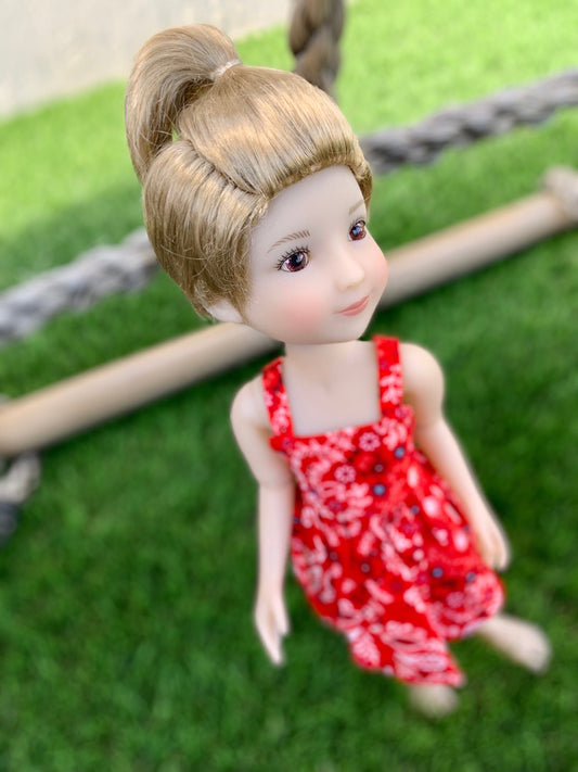 Custom WIG for 13" Dianna Effner Little Darling head size 7-8" Siblies, Ellowyne, My Meadow Avery, Mini Pal Maru & Friends, Liz Frost girls